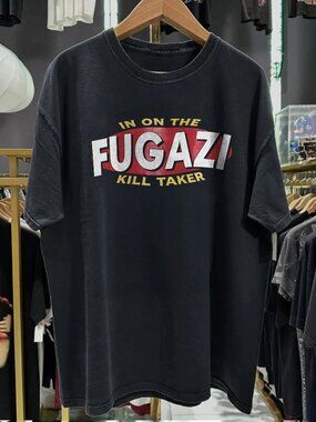 Vintage 90s Fugazi In On the Kill Taker Washed Black Tee